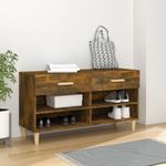 Casa si Gradina - Mobilier - Organizare si depozitare - Organizator incaltaminte - Pantofar, stejar fumuriu, 102x35x55 cm, lemn compozit - Infinity.ro