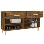 Casa si Gradina - Mobilier - Organizare si depozitare - Organizator incaltaminte - Pantofar, stejar fumuriu, 102x35x55 cm, lemn compozit - Infinity.ro
