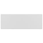 Casa si Gradina - Sanitare - Lavoar baie si accesorii - Lavoare si piedestale - Chiuveta lux cu preaplin, alb mat, 41x41 cm, ceramica, patrat - Infinity.ro