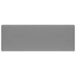 Casa si Gradina - Sanitare - Lavoar baie si accesorii - Lavoare si piedestale - Chiuveta lux cu preaplin, gri deschis mat 41x41 cm ceramica patrat - Infinity.ro