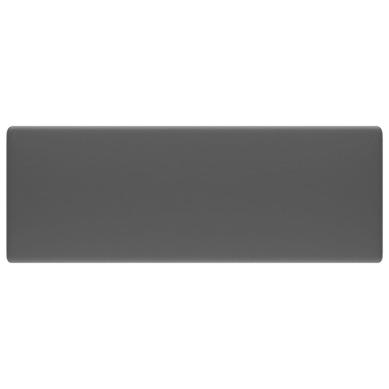 Casa si Gradina - Sanitare - Lavoar baie si accesorii - Lavoare si piedestale - Chiuveta lux cu preaplin gri inchis mat 41x41cm ceramica patrat - Infinity.ro