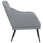 Casa si Gradina - Mobilier - Scaune si fotolii - Fotolii - Fotoliu, gri deschis, 63x76x80 cm, textil - Infinity.ro