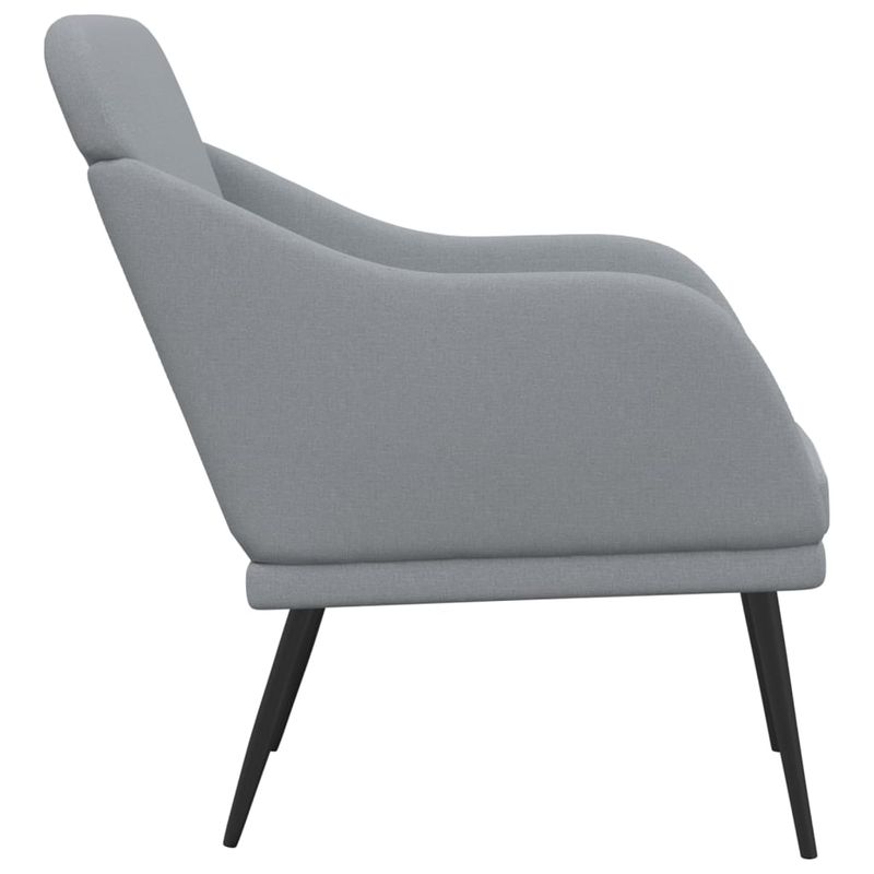 Casa si Gradina - Mobilier - Scaune si fotolii - Fotolii - Fotoliu, gri deschis, 63x76x80 cm, textil - Infinity.ro