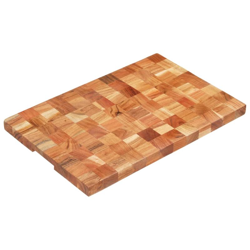 Casa si Gradina - Bucatarie si vesela - Ustensile bucatarie - Tocatoare de bucatarie - Placa de tocat, 60 x 40 x 3,8 cm, lemn masiv de acacia - Infinity.ro