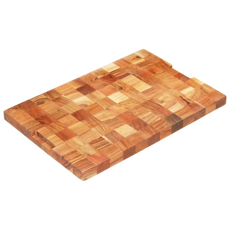 Casa si Gradina - Bucatarie si vesela - Ustensile bucatarie - Tocatoare de bucatarie - Placa de tocat, 60 x 40 x 3,8 cm, lemn masiv de acacia - Infinity.ro