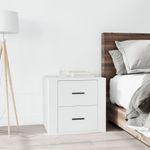 Casa si Gradina - Mobilier - Comode si corpuri - Noptiere - Noptiera, alb, 50x39x47 cm - Infinity.ro