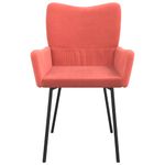 Casa si Gradina - Mobilier - Scaune si fotolii - Scaune - Scaune de bucatarie, 2 buc., roz, catifea - Infinity.ro