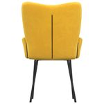 Casa si Gradina - Mobilier - Scaune si fotolii - Scaune - Scaune de bucatarie, 2 buc., galben, catifea - Infinity.ro
