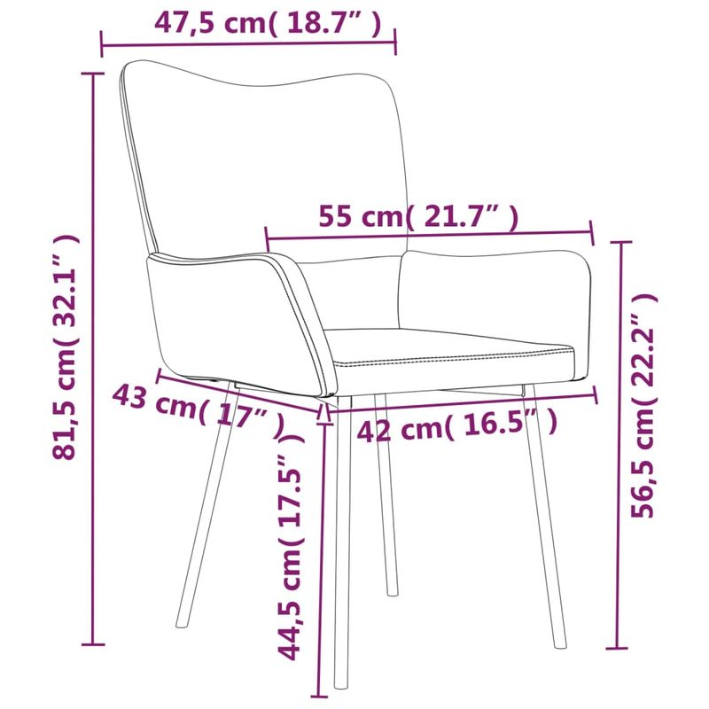 Casa si Gradina - Mobilier - Scaune si fotolii - Scaune - Scaune de bucatarie, 2 buc., crem, catifea - Infinity.ro