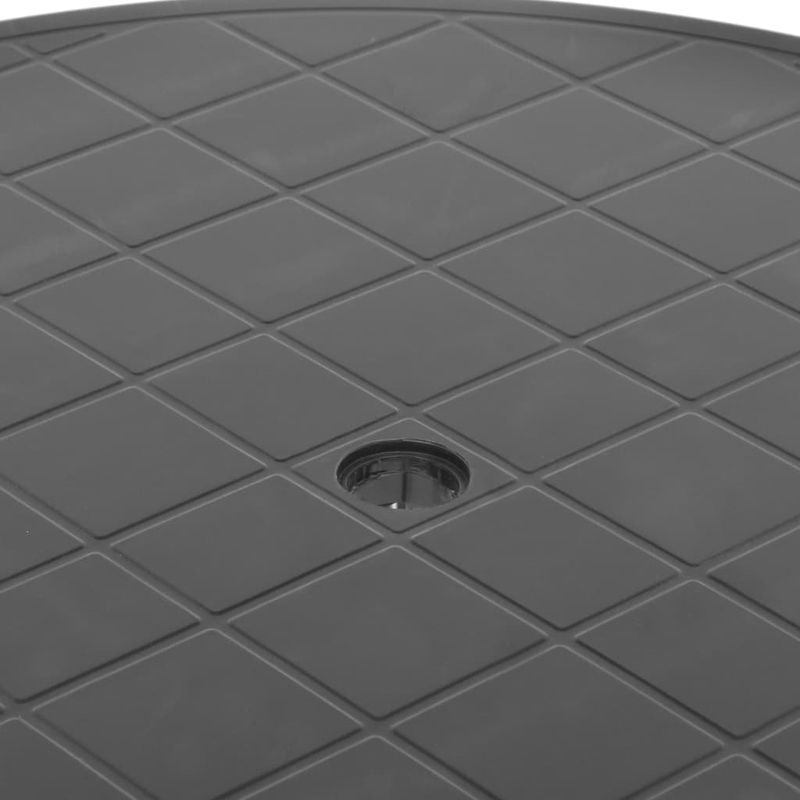 Casa si Gradina - Gradina si terasa - Mobilier exterior - Mese gradina - Masa de gradina, antracit, 89 cm, plastic - Infinity.ro