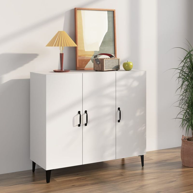 Casa si Gradina - Mobilier - Comode si corpuri - Comode - Servanta, alb, 90x34x80 cm, lemn compozit - Infinity.ro