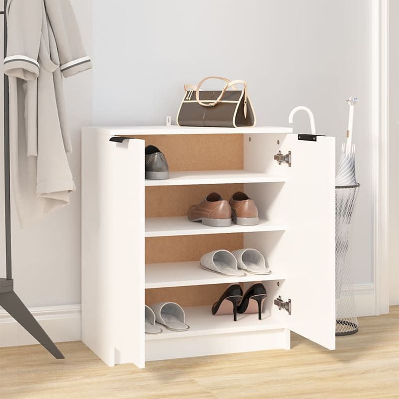 Casa si Gradina - Mobilier - Organizare si depozitare - Organizator incaltaminte - Pantofar, alb, 59x35x70 cm, lemn prelucrat - Infinity.ro