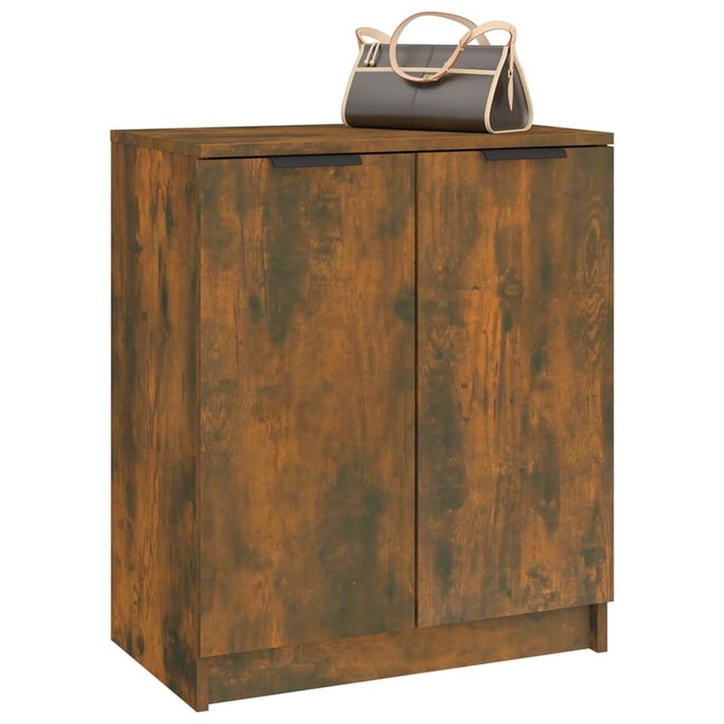 Casa si Gradina - Mobilier - Organizare si depozitare - Organizator incaltaminte - Pantofar, stejar fumuriu, 59x35x70 cm, lemn prelucrat - Infinity.ro