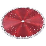 Casa si Gradina - Constructii - Scule electrice si accesorii - Accesorii polizare si slefuire - Disc diamantat de taiere cu segmente turbo și gauri otel 300 mm, mărime 300 mm/20 mm - Infinity.ro