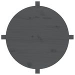 Casa si Gradina - Mobilier - Mese si birouri - Masute de cafea - Masuta de cafea, gri, Ø 62,5x45 cm, lemn masiv de pin - Infinity.ro