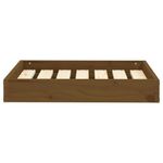 Petshop - Accesorii petshop - Culcusuri si custi - Culcusuri si saltele - Pat pentru caini, maro miere, 61,5x49x9 cm, lemn masiv pin - Infinity.ro