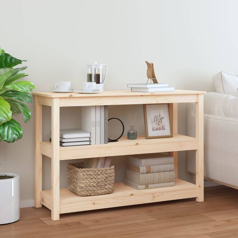 Casa si Gradina - Mobilier - Comode si corpuri - Console - Masa consola, 110x40x74 cm, lemn masiv de pin - Infinity.ro