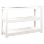Casa si Gradina - Mobilier - Comode si corpuri - Console - Masa consola, alb, 110x40x74 cm, lemn masiv de pin - Infinity.ro
