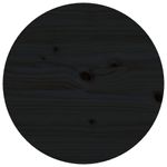 Casa si Gradina - Mobilier - Mese si birouri - Masute de cafea - Masuta de cafea, negru, Ø 55x60 cm, lemn masiv de pin - Infinity.ro