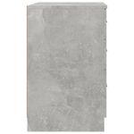 Casa si Gradina - Mobilier - Comode si corpuri - Noptiere - Noptiera, gri beton, 40x40x63 cm, lemn compozit - Infinity.ro