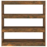 Casa si Gradina - Mobilier - Biblioteci si rafturi - Biblioteci - Biblioteca/Separator camera, stejar fumuriu, 100x30x103 cm - Infinity.ro