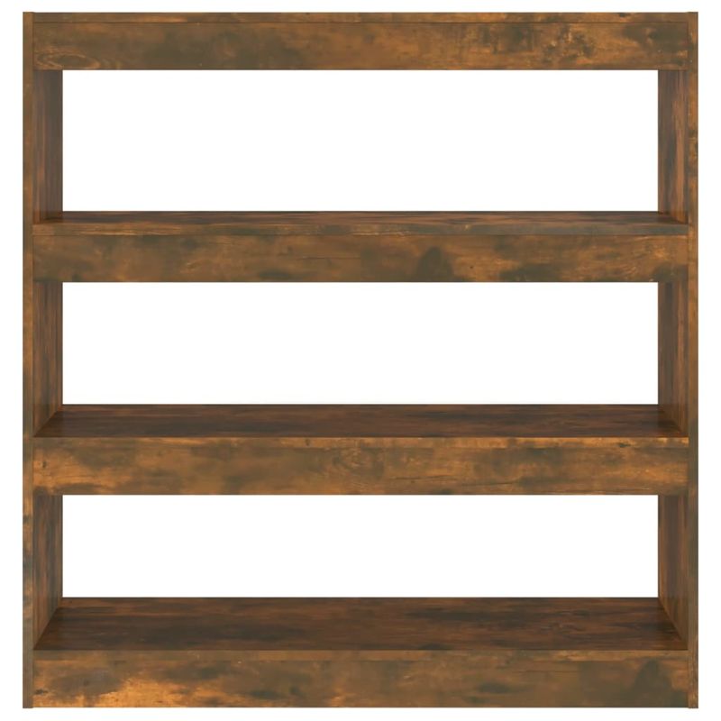 Casa si Gradina - Mobilier - Biblioteci si rafturi - Biblioteci - Biblioteca/Separator camera, stejar fumuriu, 100x30x103 cm - Infinity.ro