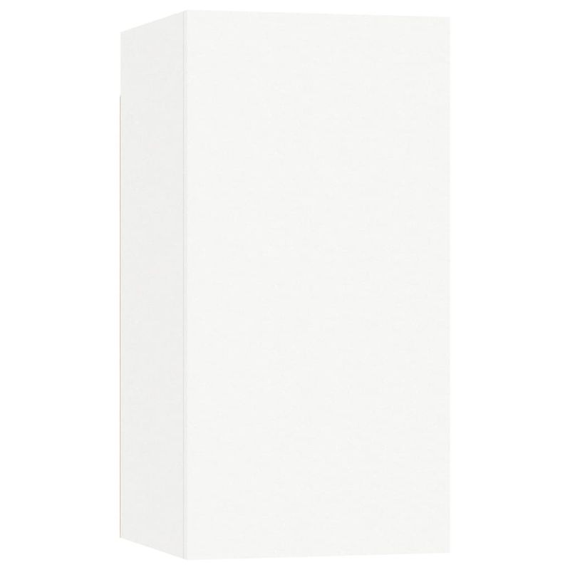 Casa si Gradina - Mobilier - Seturi de mobilier - Seturi living - Set dulap TV, 6 piese, alb, lemn prelucrat - Infinity.ro