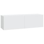 Casa si Gradina - Mobilier - Seturi de mobilier - Seturi living - Set dulap TV, 6 piese, alb, lemn prelucrat - Infinity.ro