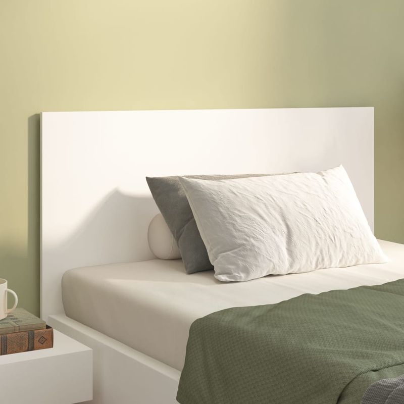 Casa si Gradina - Mobilier - Paturi si accesorii - Accesorii paturi - Tablie de pat, alb, 120x1,5x80 cm, lemn prelucrat - Infinity.ro