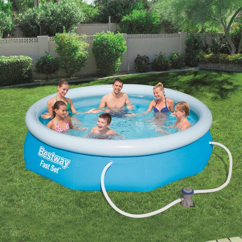 Casa si Gradina - Gradina si terasa - Piscine si accesorii - Piscine - Bestway Set piscina Fast Set, 305 x 76 cm, 57270 - Infinity.ro