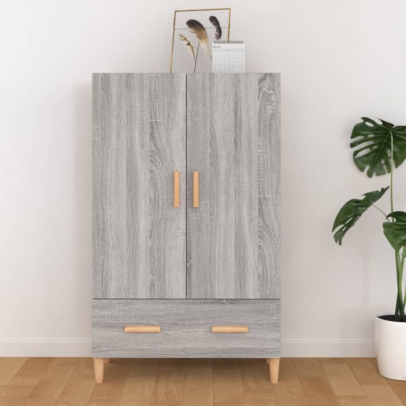 Casa si Gradina - Mobilier - Comode si corpuri - Corpuri bucatarie - Dulap inalt, gri sonoma, 70x31x115 cm, lemn compozit - Infinity.ro