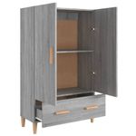 Casa si Gradina - Mobilier - Comode si corpuri - Corpuri bucatarie - Dulap inalt, gri sonoma, 70x31x115 cm, lemn compozit - Infinity.ro