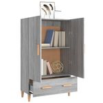 Casa si Gradina - Mobilier - Comode si corpuri - Corpuri bucatarie - Dulap inalt, gri sonoma, 70x31x115 cm, lemn compozit - Infinity.ro