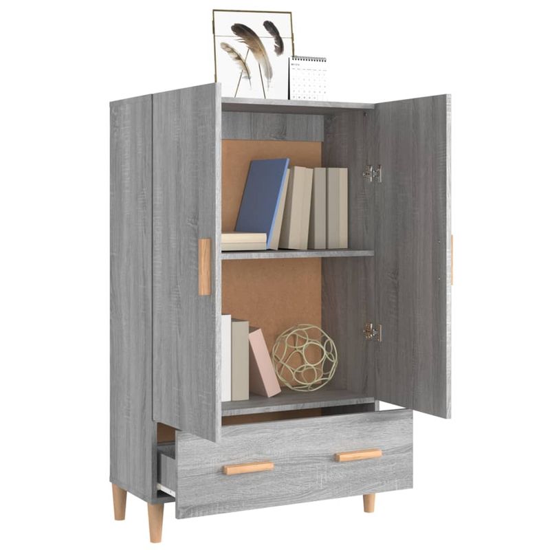 Casa si Gradina - Mobilier - Comode si corpuri - Corpuri bucatarie - Dulap inalt, gri sonoma, 70x31x115 cm, lemn compozit - Infinity.ro