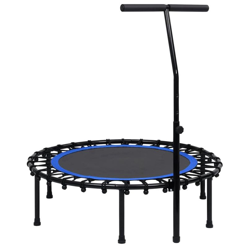 Sport si Outdoor - Fitness - Greutati si echipament - Trambuline - Trambulina de fitness cu maner și margine de siguranta, 102 cm, model cu pernă de siguranță - Infinity.ro