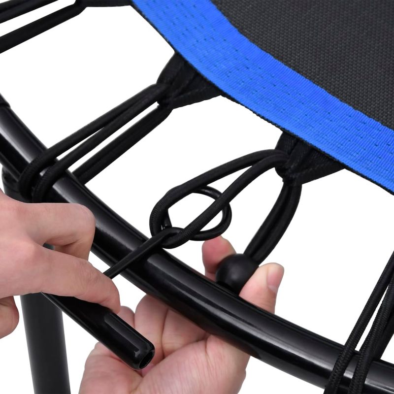 Sport si Outdoor - Fitness - Greutati si echipament - Trambuline - Trambulina de fitness cu maner și margine de siguranta, 102 cm, model cu pernă de siguranță - Infinity.ro