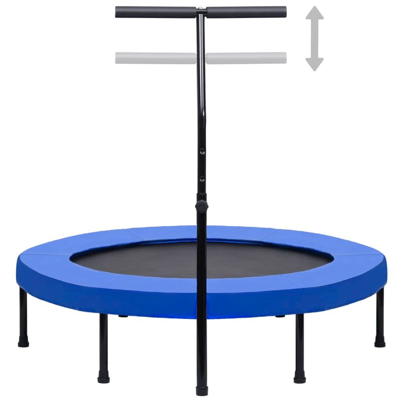 Sport si Outdoor - Fitness - Greutati si echipament - Trambuline - Trambulina de fitness cu maner si margine de siguranta, 122 cm - Infinity.ro