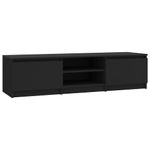 Casa si Gradina - Mobilier - Comode si corpuri - Comode - Comoda TV, negru, 140 x 40 x 35,5 cm, PAL - Infinity.ro
