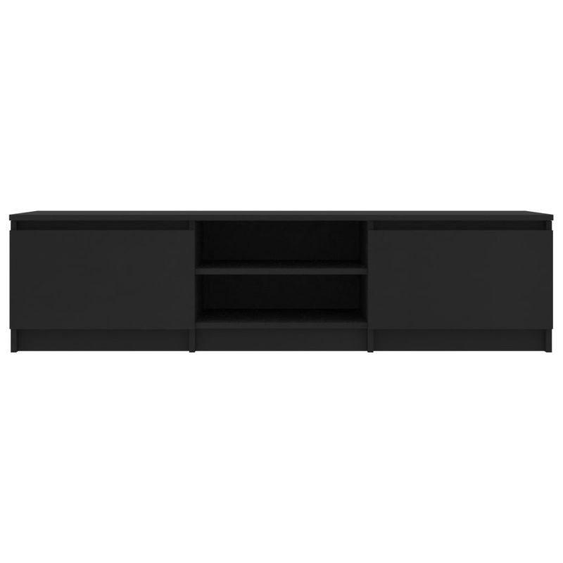 Casa si Gradina - Mobilier - Comode si corpuri - Comode - Comoda TV, negru, 140 x 40 x 35,5 cm, PAL - Infinity.ro