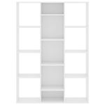 Casa si Gradina - Decoratiuni - Pereti despartitori si paravane - Separator camera/Biblioteca, alb, 100x24x140 cm, PAL - Infinity.ro