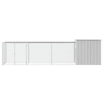 Petshop - Accesorii petshop - Culcusuri si custi - Custi interior si exterior - Cotet pentru pasari, gri, 400x91x100 cm, otel galvanizat - Infinity.ro