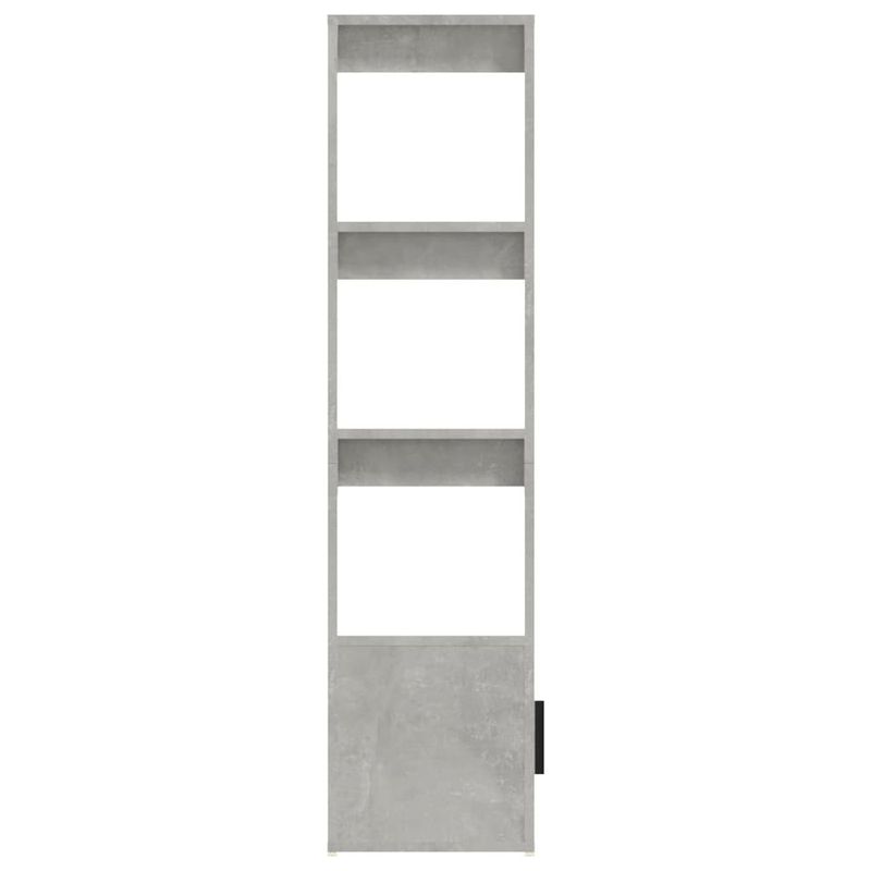 Casa si Gradina - Mobilier - Comode si corpuri - Comode - Servanta, gri beton, 80x30x119,5 cm, lemn prelucrat - Infinity.ro
