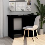 Casa si Gradina - Mobilier - Mese si birouri - Birouri - Birou, negru, 100 x 50 x 76 cm, PAL - Infinity.ro
