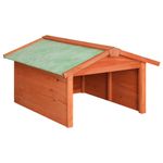 Casa si Gradina - Gradinarit si plante - Utilaje gradina - Consumabile si accesorii utilaje de gradina - Garaj masina de tuns iarba robot, 72x87x50 cm, lemn masiv brad - Infinity.ro