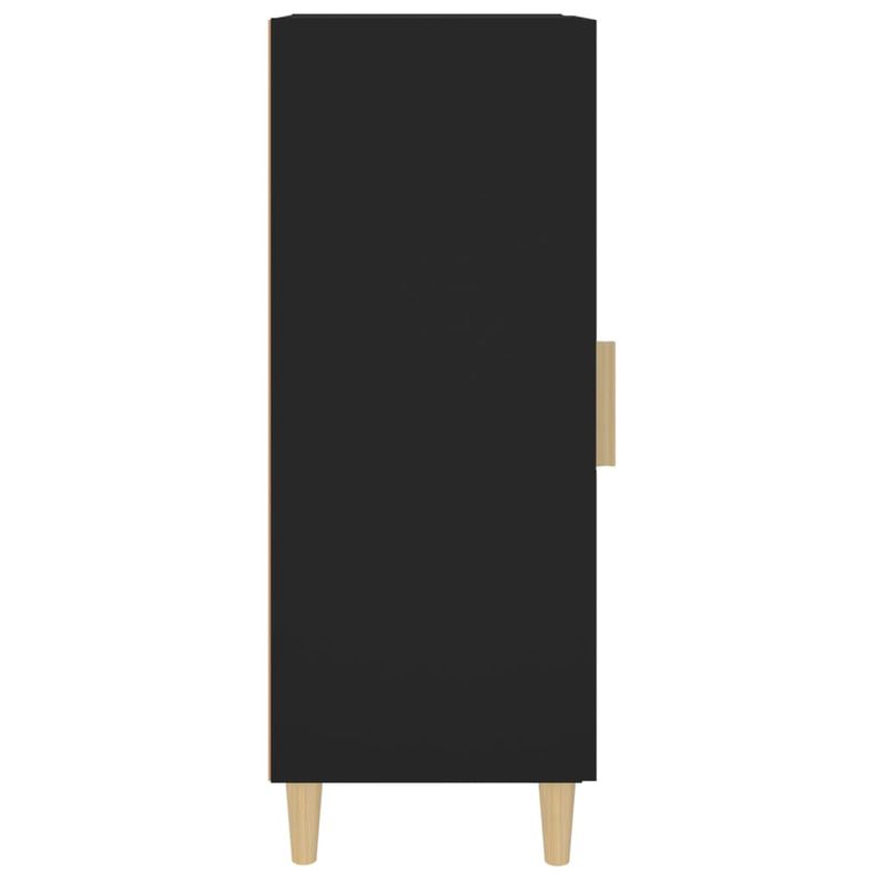 Casa si Gradina - Mobilier - Comode si corpuri - Comode - Servanta, negru, 34,5x34x90 cm, lemn compozit - Infinity.ro