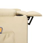 Ingrijire personala si Cosmetice - Sanatate si wellness - Articole wellness - Fotolii de masaj - Fotoliu de masaj electric rabatabil, crem, textil - Infinity.ro