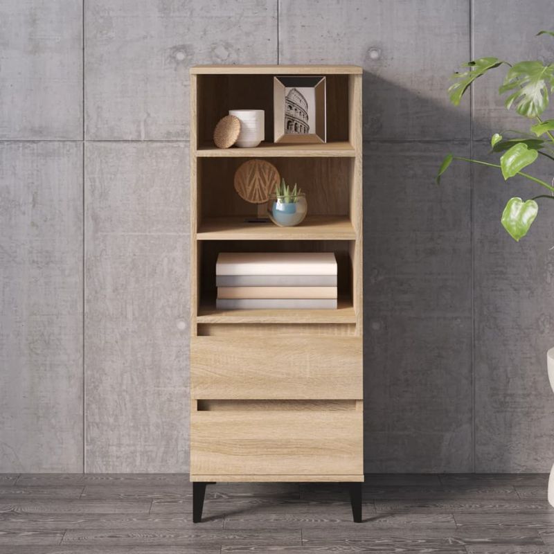 Casa si Gradina - Mobilier - Comode si corpuri - Corpuri bucatarie - Dulap inalt, stejar sonoma, 40x36x110 cm, lemn compozit - Infinity.ro
