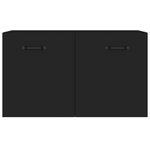 Casa si Gradina - Mobilier - Dulapuri si sifoniere - Dulapuri - Dulap de perete, negru, 60x36,5x35 cm, lemn prelucrat - Infinity.ro