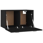 Casa si Gradina - Mobilier - Dulapuri si sifoniere - Dulapuri - Dulap de perete, negru, 60x36,5x35 cm, lemn prelucrat - Infinity.ro