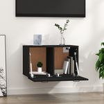 Casa si Gradina - Mobilier - Dulapuri si sifoniere - Dulapuri - Dulap de perete, negru, 60x36,5x35 cm, lemn prelucrat - Infinity.ro